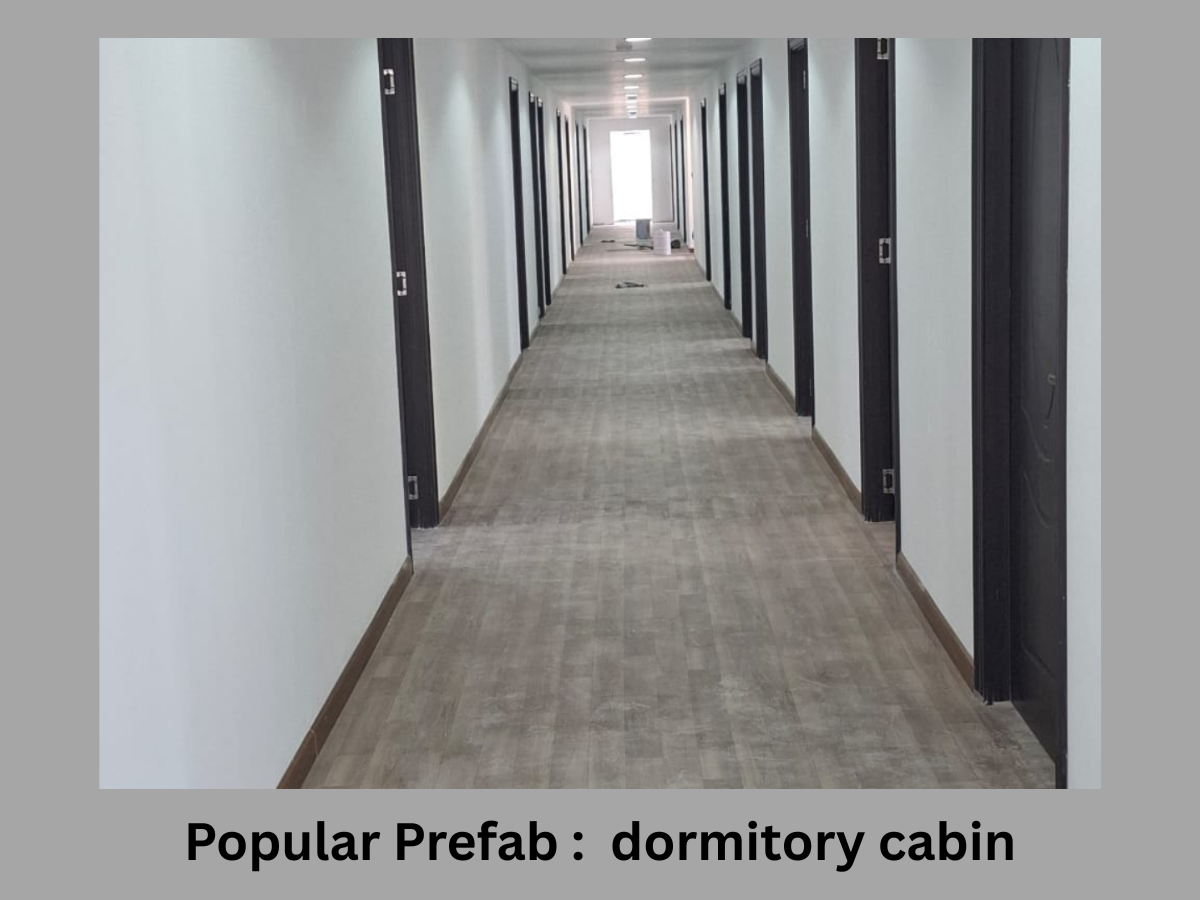 Popular Prefab dormitory cabin with modern design and durable construction, ideal for temporary housing